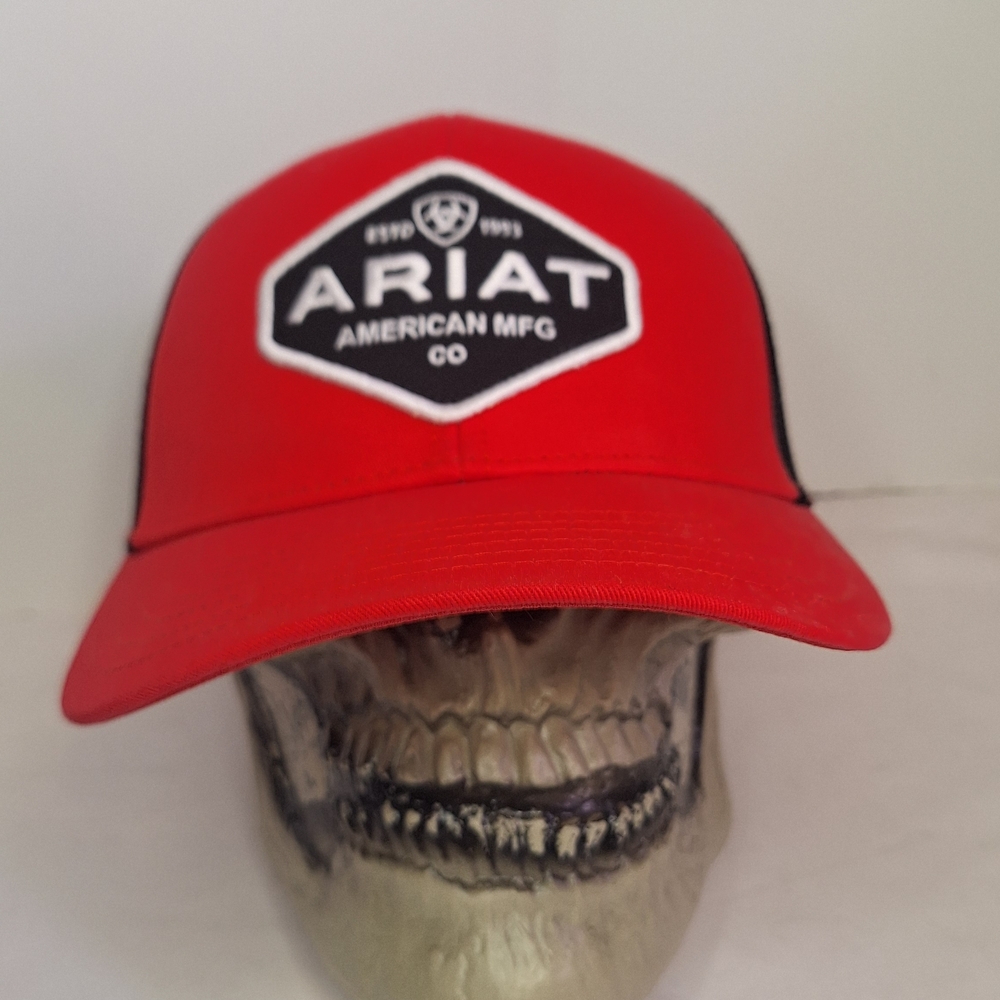 Ariat Red Baseball Cap